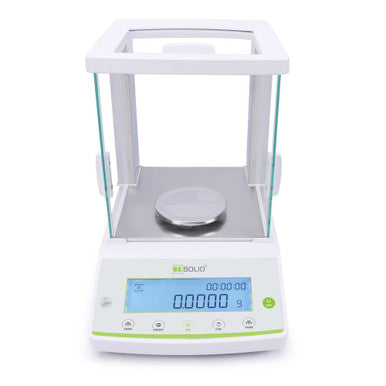 U.S. Solid 0.1 mg Analytical Balance– Density and Dynamic Weighing,  0.0001 g x 520 g