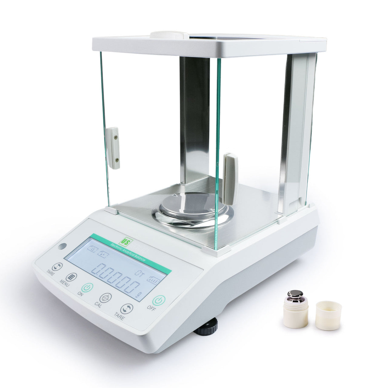 U.S. Solid 320 x 0.0001g Analytical Balance, 0.1 mg Lab Balance Digital Precision Scale - RS232 Interface