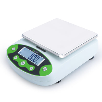 U.S. Solid 500g x 0.01 g Precision Balance Digital Lab Scale, Rectangular SS Pan