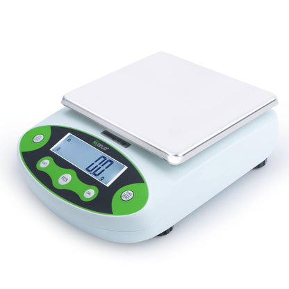 U.S. Solid Electronic Precision Balance Digital Lab Scale 10 kg x 0.1 g, AC/DC Power Ways