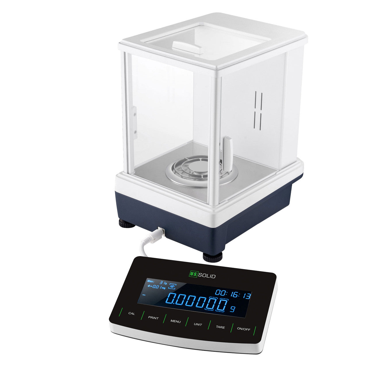 U.S. Solid Semi Micro Analytical Balance - 81 g x 0.01 mg/200g x 0.1 mg, Automatic Calibration