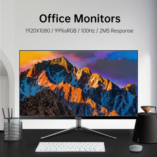 ETiansu Monitor 24" 100Hz Full HD Computer Monitor for PC HDMI AMD Freesync