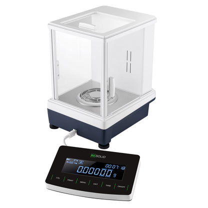 U.S. Solid Semi Micro Analytical Balance - 81/120 g Capacity, 0.01/0.1 mg Readability