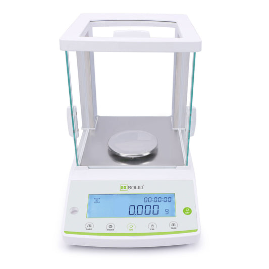 U.S. Solid 1 mg Analytical Balance– Density and Dynamic Weighing,  0.001 g x 2000 g