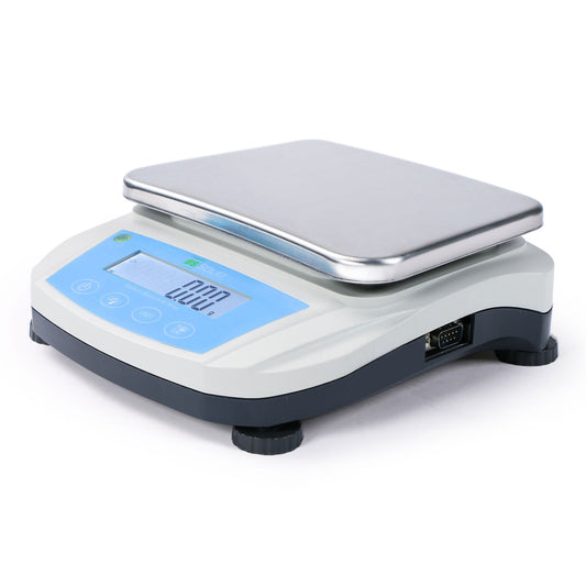 ميزان مختبر رقمي من US Solid Precision Balance بسعة 5 كجم × 0.01 جرام، واجهة RS232