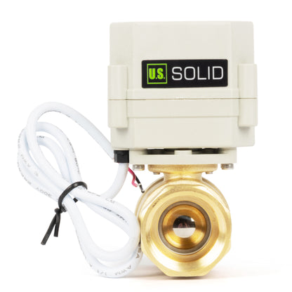 1" 2-drożny zawór kulowy z napędem silnikowym, z timerem, mosiężny, automatyczny zawór spustowy z kontrolą czasową 00:00–99:59:59, IP67, AC/DC 9–24 V