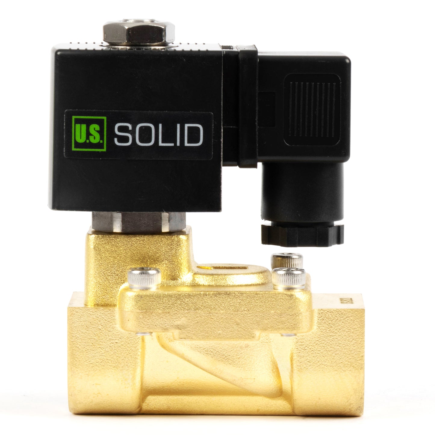 1/2" messing magnetventil - 24V DC, normalt lukket, 4,4-232 PSI, VITON pakning