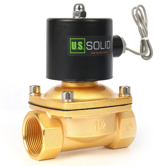 1-1/4" Zinc-Alloy Solenoid Valve - 110V AC , NBR Seal, Normally Closed
