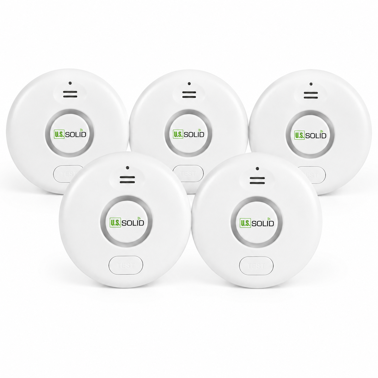 Kit com 5 detectores de vazamento de água Wi-Fi, alarme de inundação com sensor de aplicativo Tuya Smart, alerta sonoro de 120dB, notificação em tempo real.