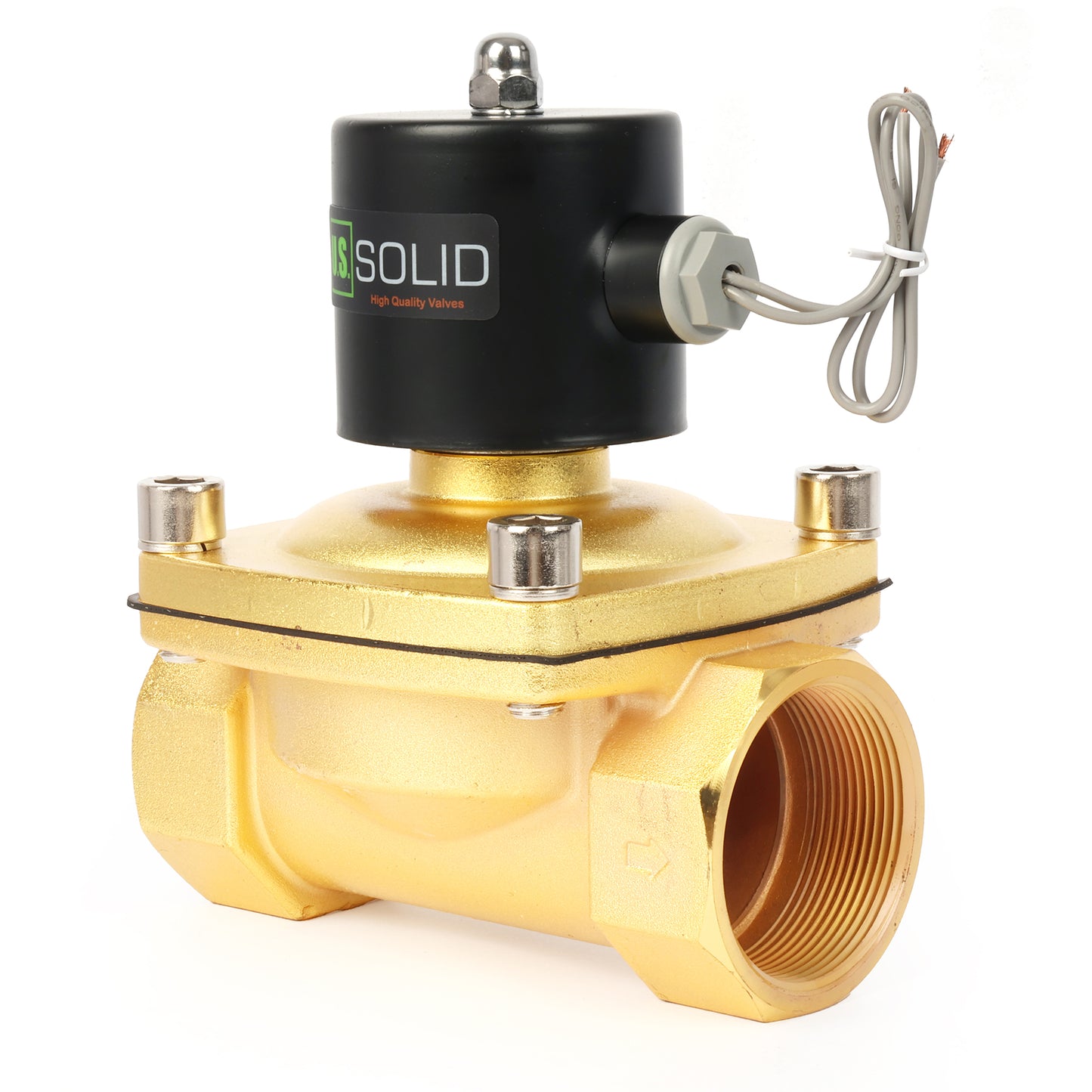 2" Zinc-Alloy Solenoid Valve - 110V AC , NBR Seal, Normally Closed