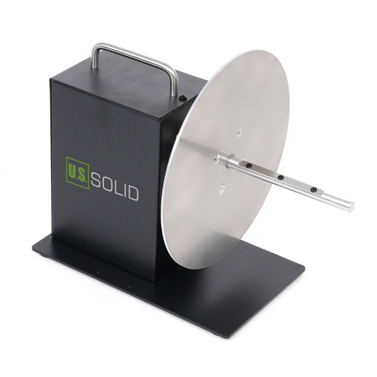 U.S. Solid Automatic Label Rewinder Machine for 0.5" Core - 4.7" Width & 7.2" Roll Diameter - Bi-directional Winding