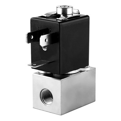 Direct Acting Proportional Solenoid Valve - 1/8" 316 Stainless Steel, Low Pressure Differential, 24V DC, Normally Closed, VITON Seal