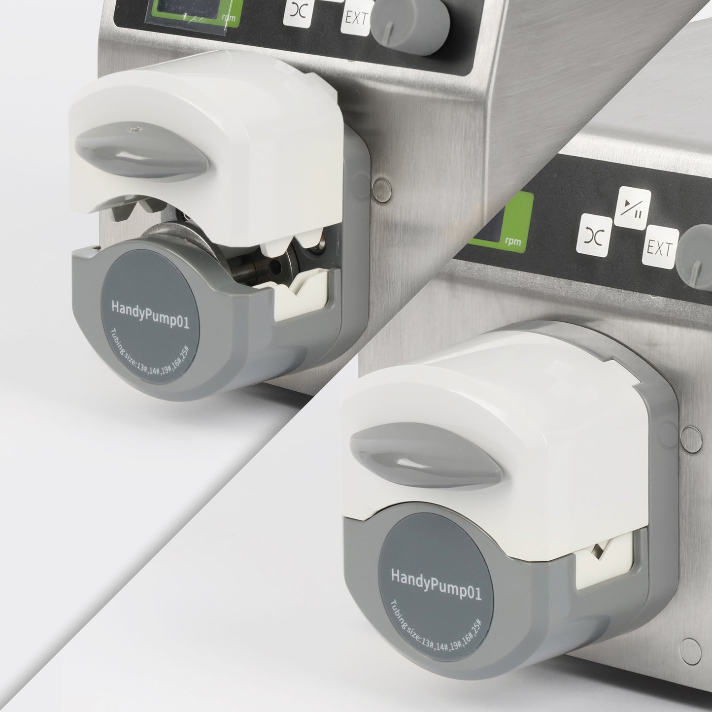 Bomba peristáltica compacta - Velocidad ajustable, canal simple/doble (0,0033-365,69/190,76 mL/min)
