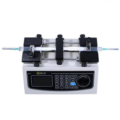Dual-Channel Continuous Syringe Pump, Infuse/Withdraw, 0.001 uL/min～36.859 mL/min, Continuous Liquid Supply