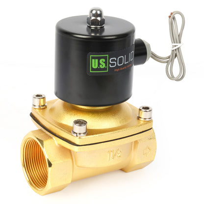 1-1/2" Zinc-Alloy Solenoid Valve - 110V AC, NBR Seal, Normally Closed