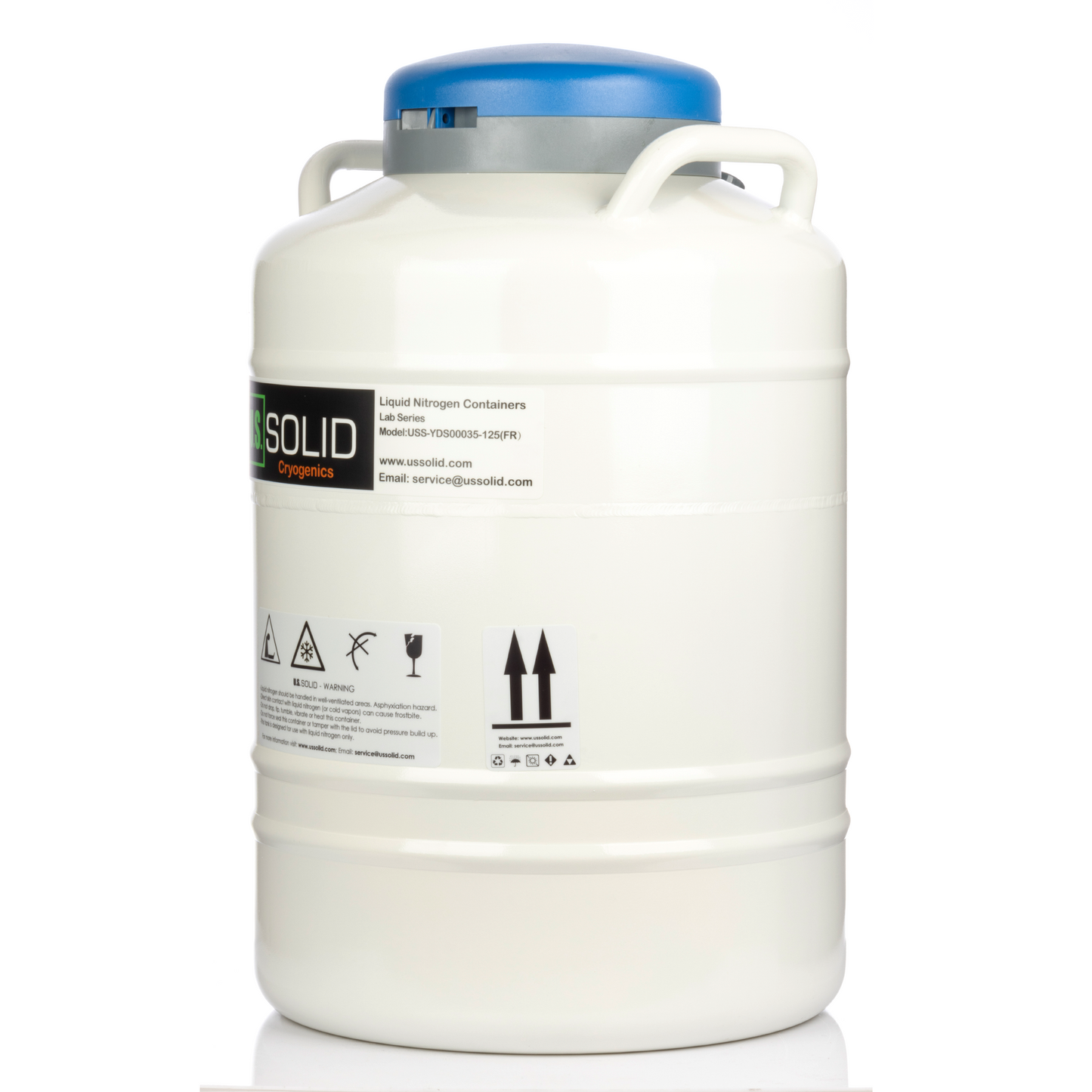 35L Liquid Nitrogen Container - LN2 Tank Containder Dewar 125mm Diameter