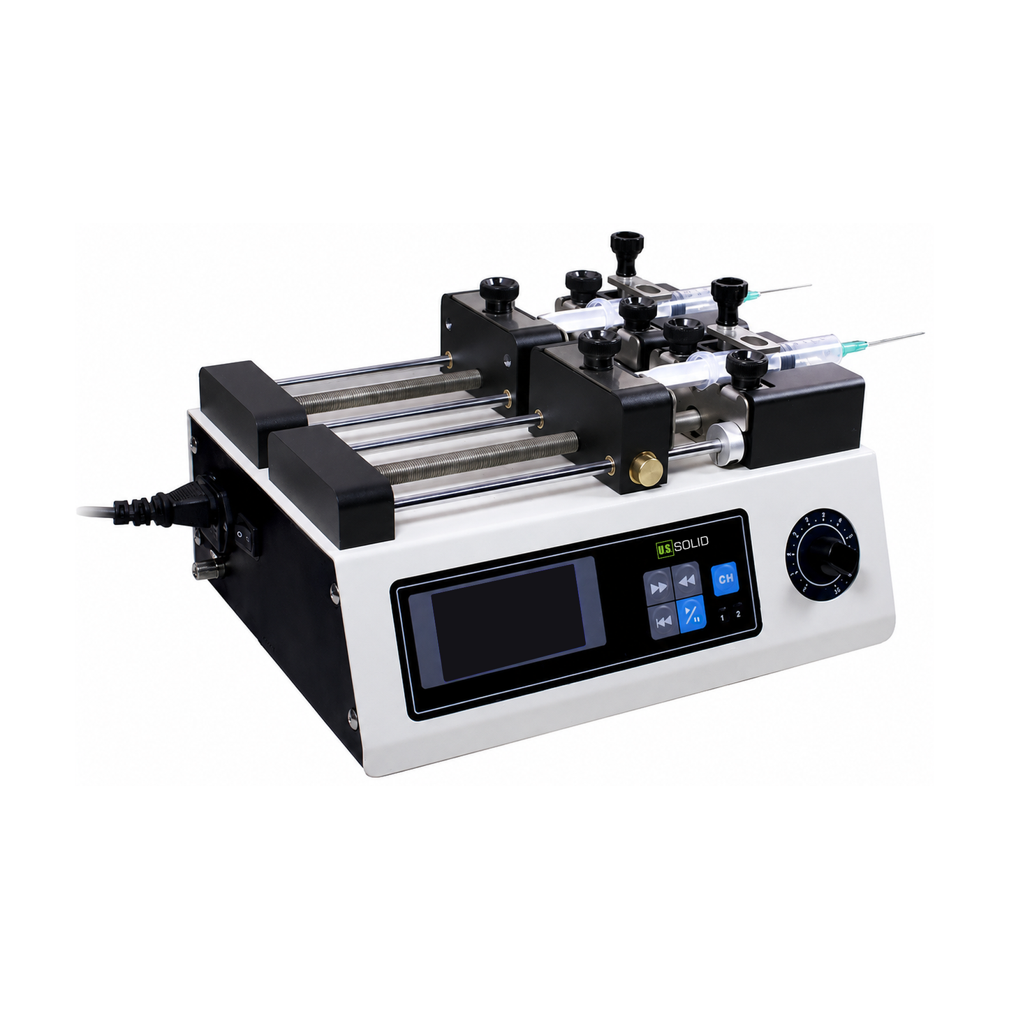 Dual-Channel Independent Control Syringe Pump, Infuse/Withdraw, 0.764 nL/min～52.95 mL/min