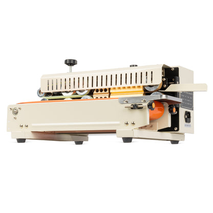 U.S. SOLID Continuous Bag Band Sealer Tabletop Sealing Machine, Automatic Horizontal Band Sealer with Digital Temperature Control