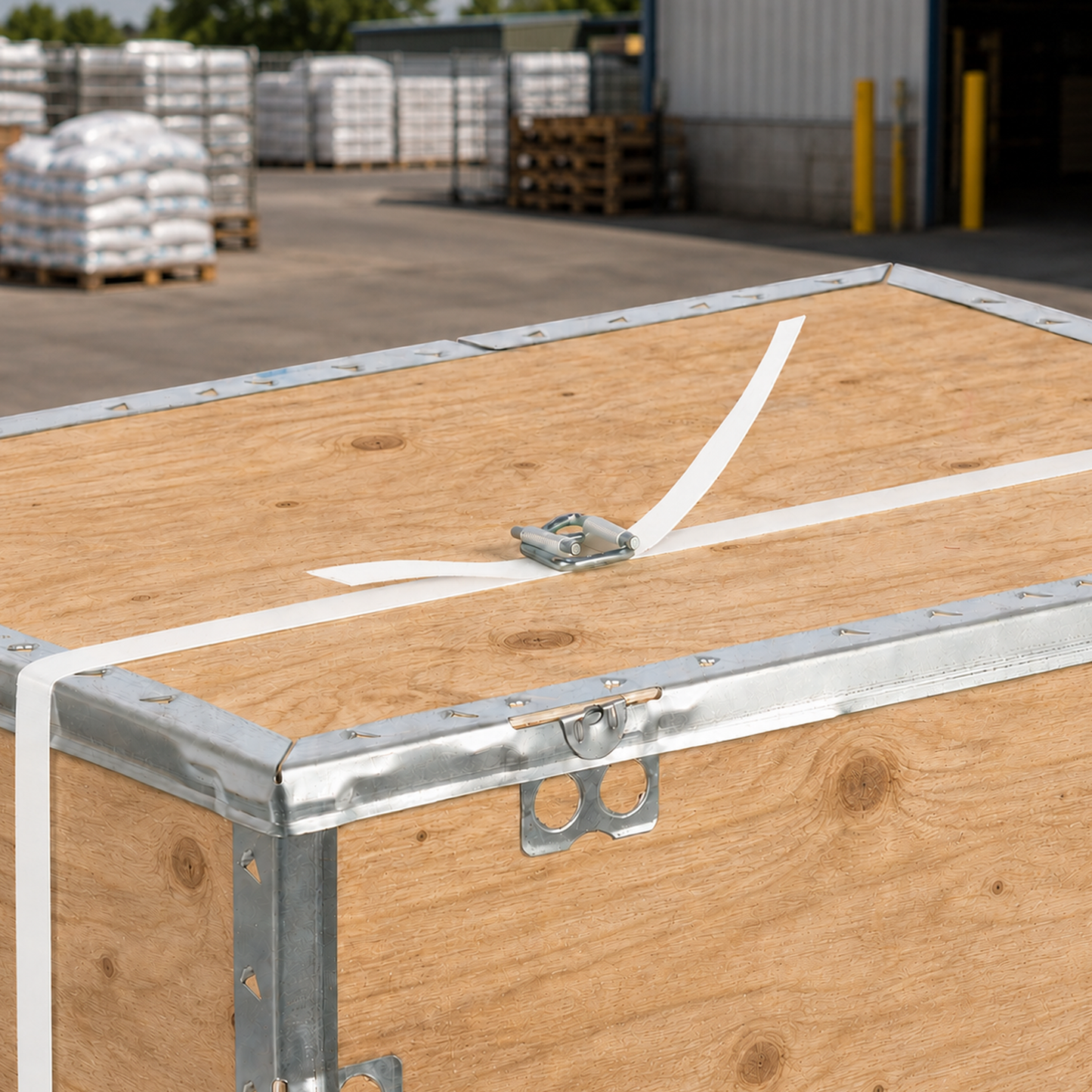 Kit di reggiatura per imballaggio su pallet