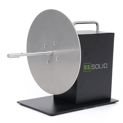 U.S. Solid Automatische Etikettenaufwickelmaschine, geschwindigkeitsverstellbarer Kernhalter 1" - 3"