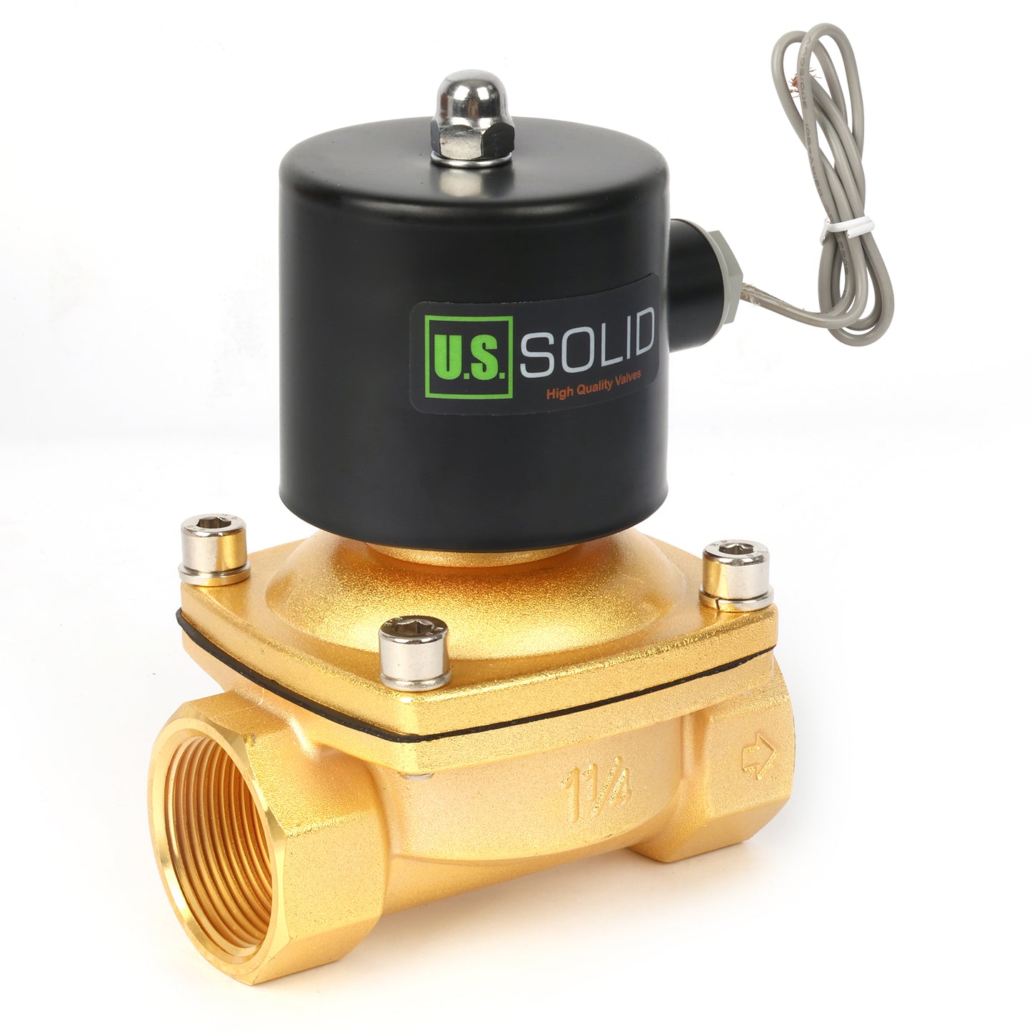 1-1/4" Zinc-Alloy Solenoid Valve - 110V AC , NBR Seal, Normally Closed