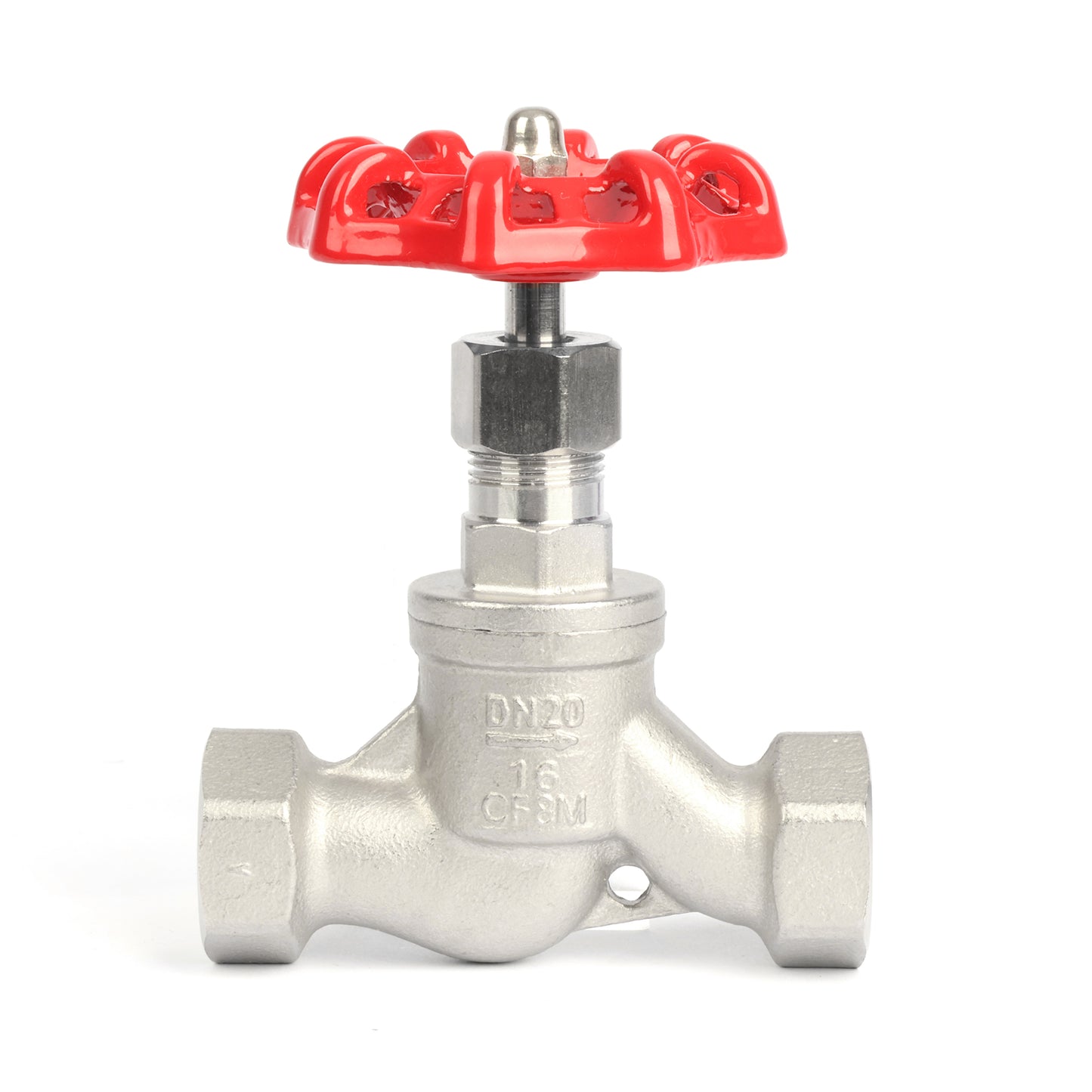 Valvola a globo in acciaio inox da 3/4", regolatore di flusso tipo S per acqua, olio e gas