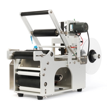 Semi-Automatic Round Bottle Labeling and Coding Machine