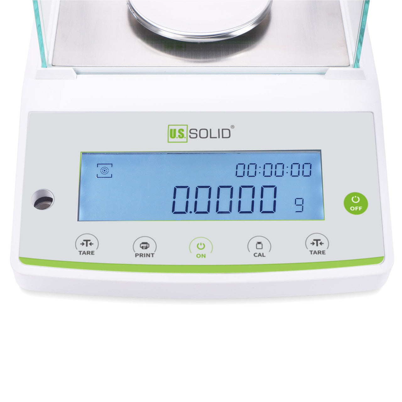 U.S. Solid 0.1 mg Analytical Balance– Density and Dynamic Weighing,  0.0001 g x 520 g