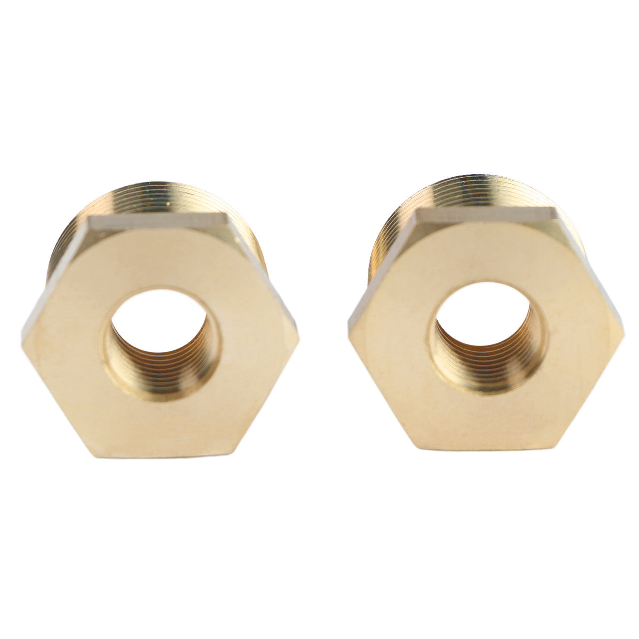 Adattatore Esagonale In Ottone 1/4" NPT Maschio A 1/8" NPT Femmina - Riduttore Per Tubi - Foto 3