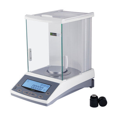 U.S. Solid 220 x 0.0001g Analytical Balance - Density and Dynamic Weighing, 0.1 mg Lab Balance Digital Precision Scale