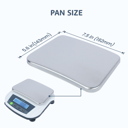 U.S. Solid 0.01 g Digital Lab Scale, 5 kg/11 lbs LCD Display