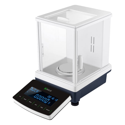 U.S. Solid 220 g x 0.1 mg Analytical Balance - Automatic Calibration