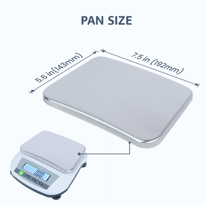 U.S. Solid Precision Balance 0.01 g x 5 kg/11 lbs, High Capacity