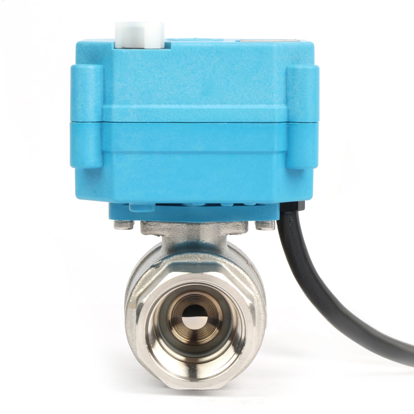 Vanne à boisseau sphérique motorisée en laiton 3/4" - Vanne à boisseau sphérique électrique 110 V CA, retour automatique, normalement fermée