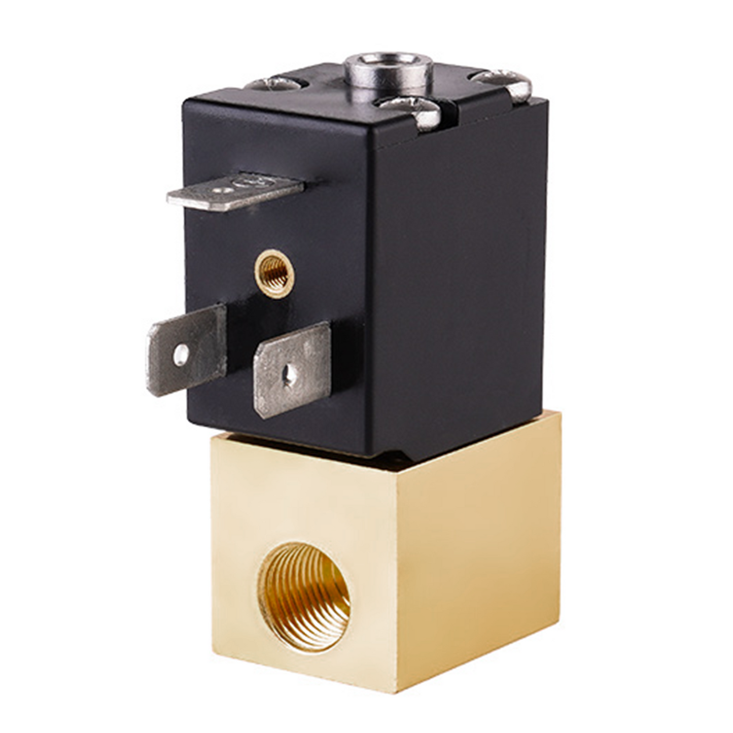 Direct Acting Proportional Solenoid Valve - 1/8" Brass, 24V DC, Normally Closed, VITON Seal