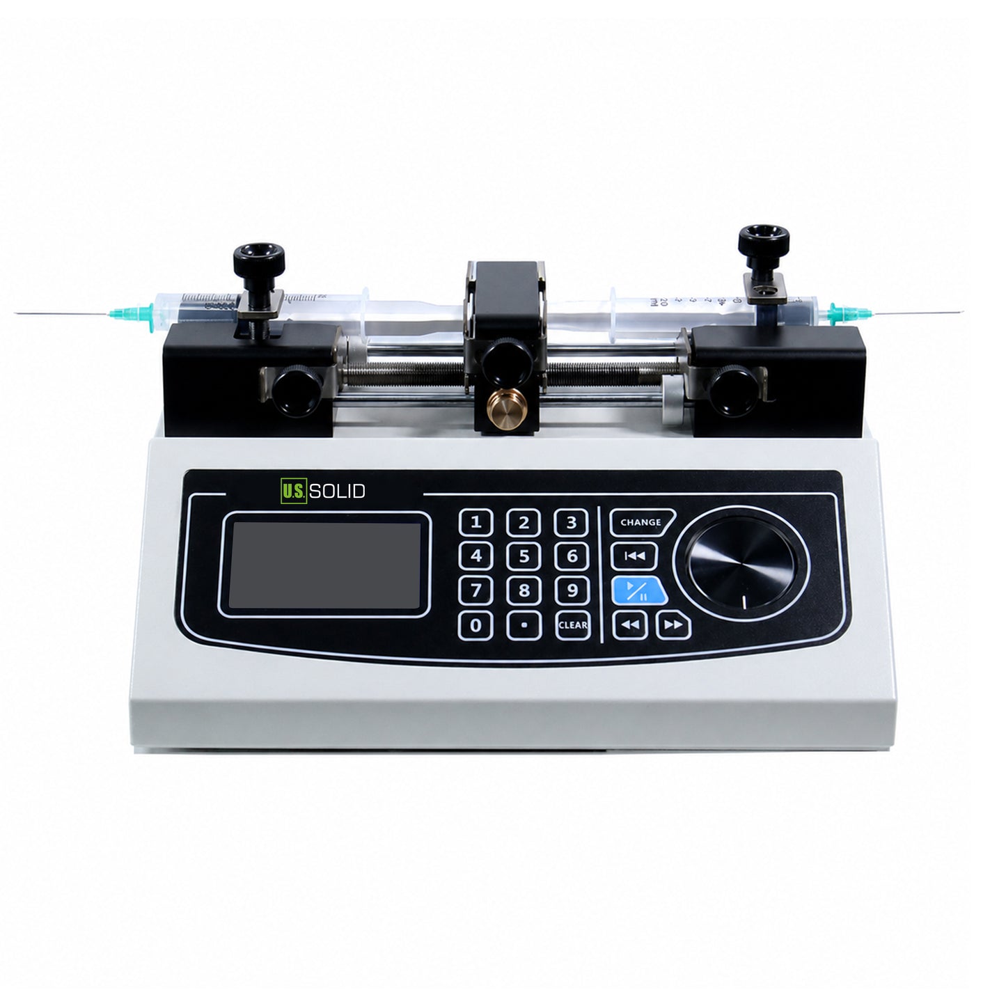 Dual-Channel Continuous Syringe Pump, Infuse/Withdraw, 0.001 uL/min～36.859 mL/min, Continuous Liquid Supply