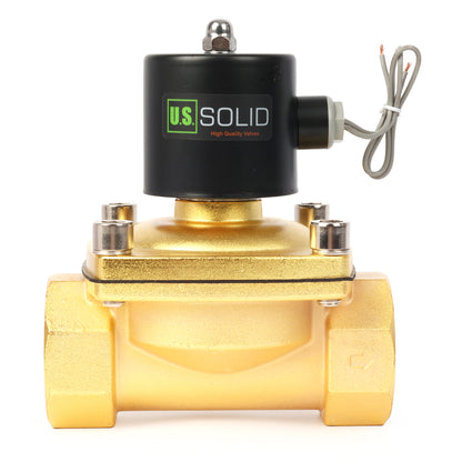 2" Zinc-Alloy Solenoid Valve - 110V AC , NBR Seal, Normally Closed