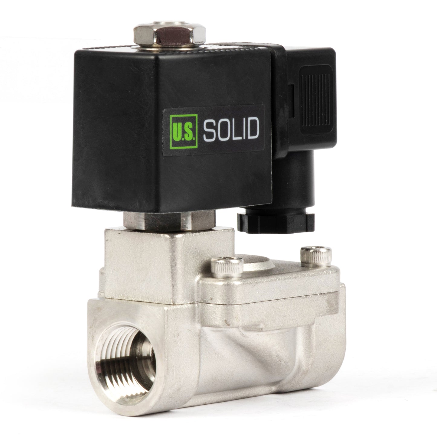 Ηλεκτρομαγνητική βαλβίδα από ανοξείδωτο χάλυβα 1/2" - 12V DC, Κανονικά κλειστή, 4.4-232 PSI, Στεγανοποίηση VITON