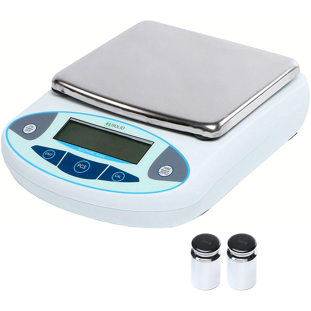 U.S. Solid Waga laboratoryjna 5000 g x 0,01 g, cyfrowa waga analityczna 5 kg 0,01 g