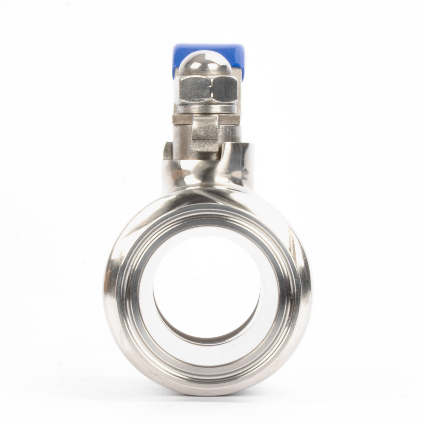 2" Tri Clamp Ball Valve 304 Stainless Steel (2" Tube OD) with 2 Silicone Gaskets