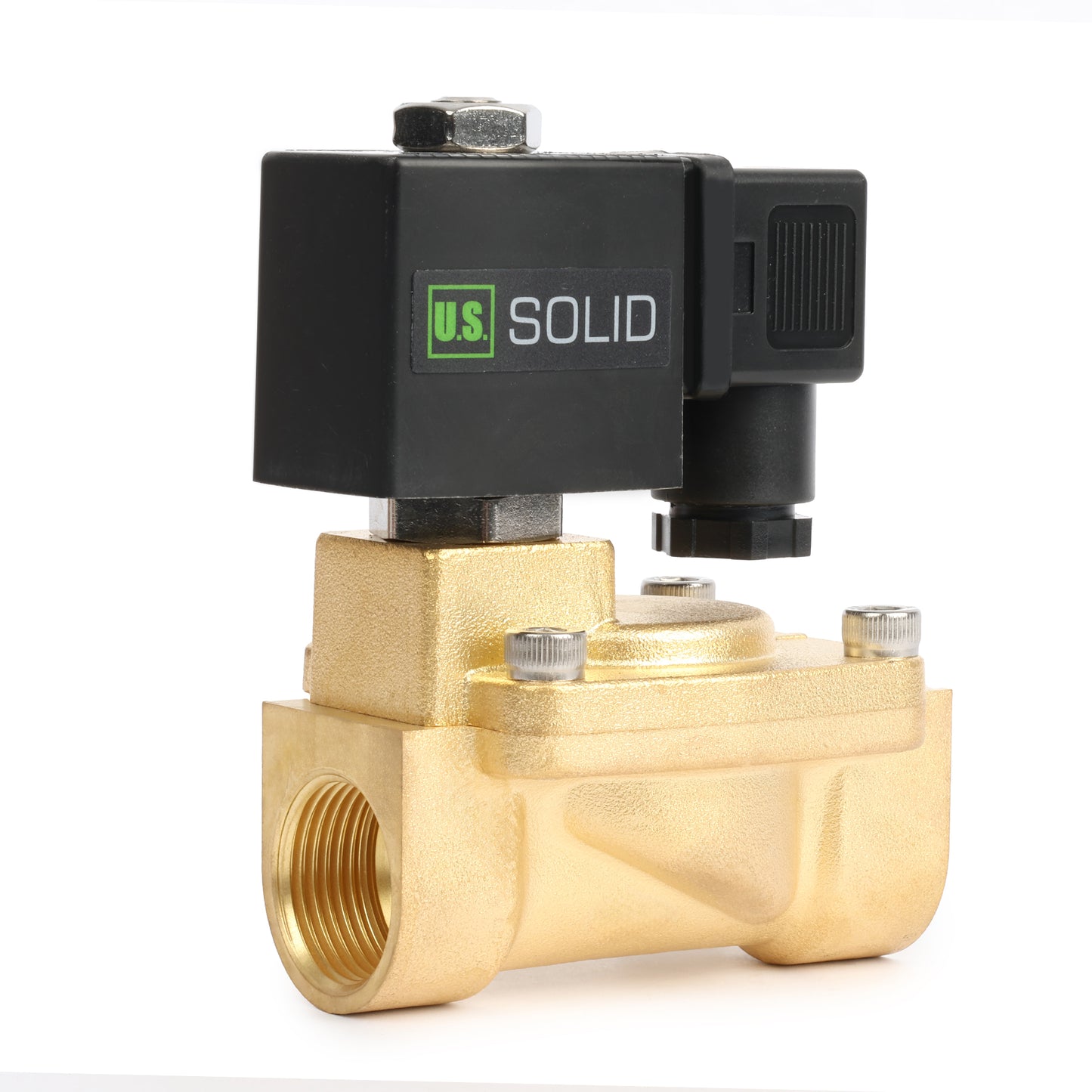 3/4" Brass  Solenoid Valve - 24V AC, Normally Closed, 4.4-232 PSI, VITON Seal