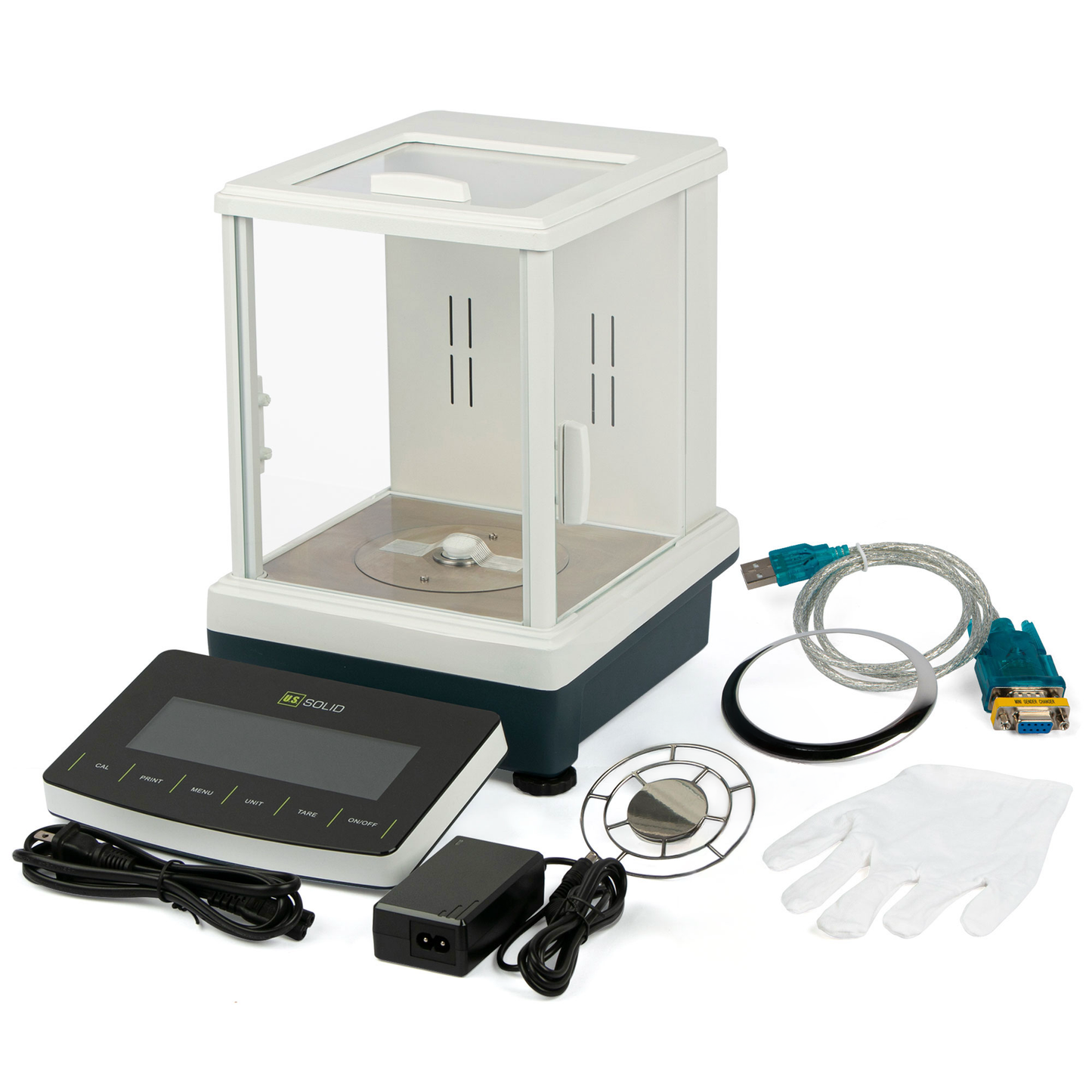 U.S. Solid Semi Micro Analytical Balance - 31 g x 0.01 mg/200g x 0.1 mg, Automatic Calibration