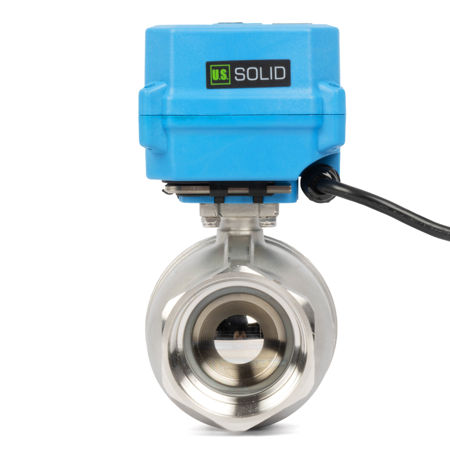 2" messinkimoottorinen palloventtiili - 110 V AC messinki sähköinen palloventtiili, automaattinen palautus, normaalisti kiinni