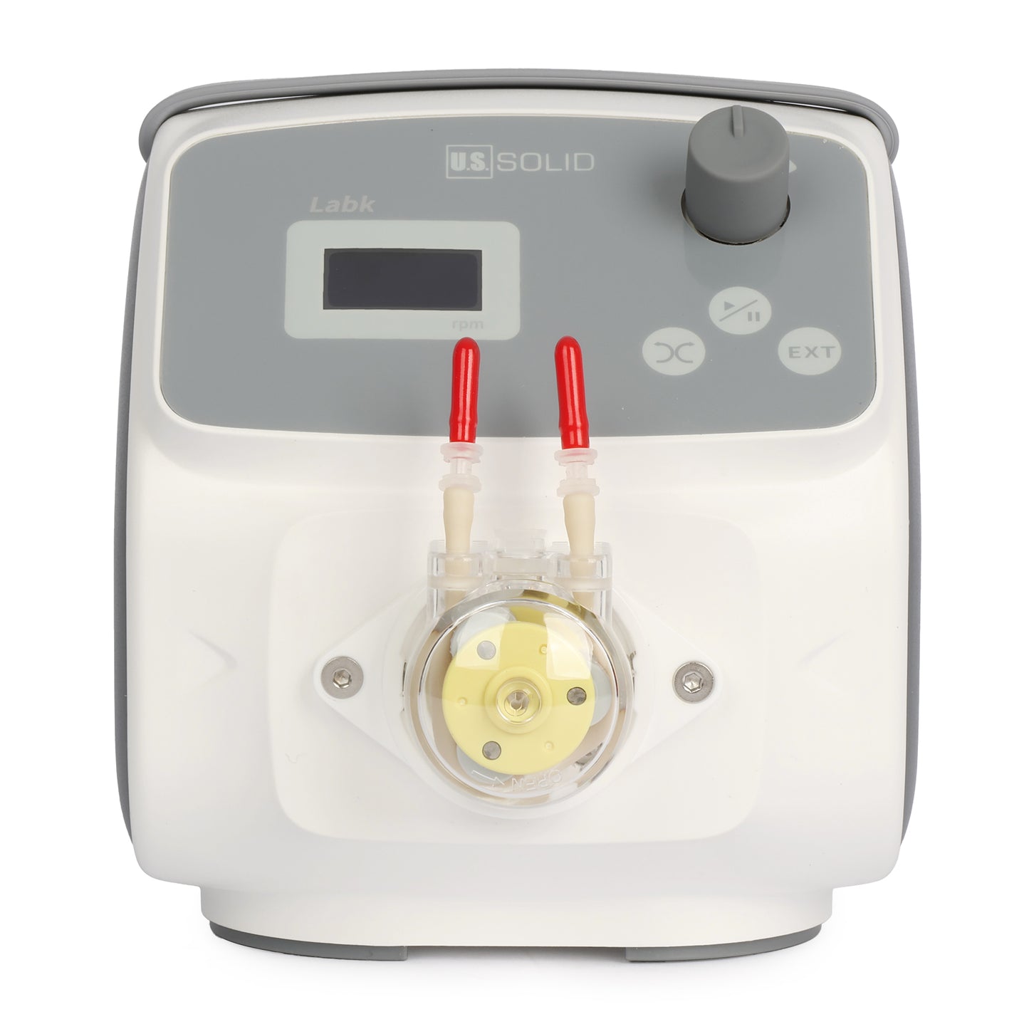 Lab-Use Compact Peristaltic Pump - Speed-Adjustable, Single Channel (0.004–63.96 mL/min)