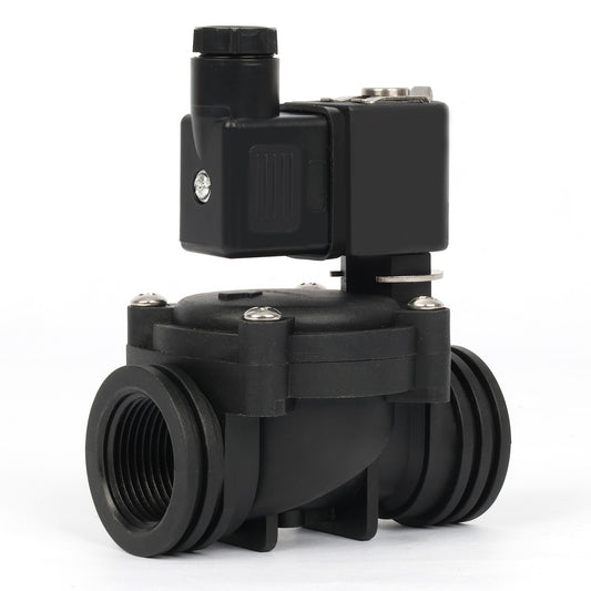 1/2인치 스테인리스 스틸 솔레노이드 밸브 - 110V/220V AC, 상시 개방형, 4.4-232 PSI, VITON 씰