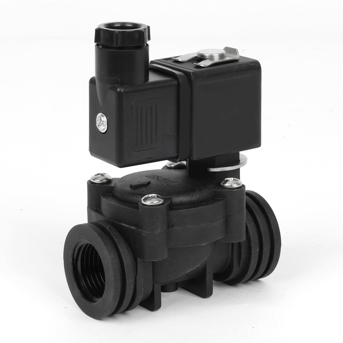 1/2인치 스테인리스 스틸 솔레노이드 밸브 - 110V/220V AC, 상시 개방형, 4.4-232 PSI, VITON 씰