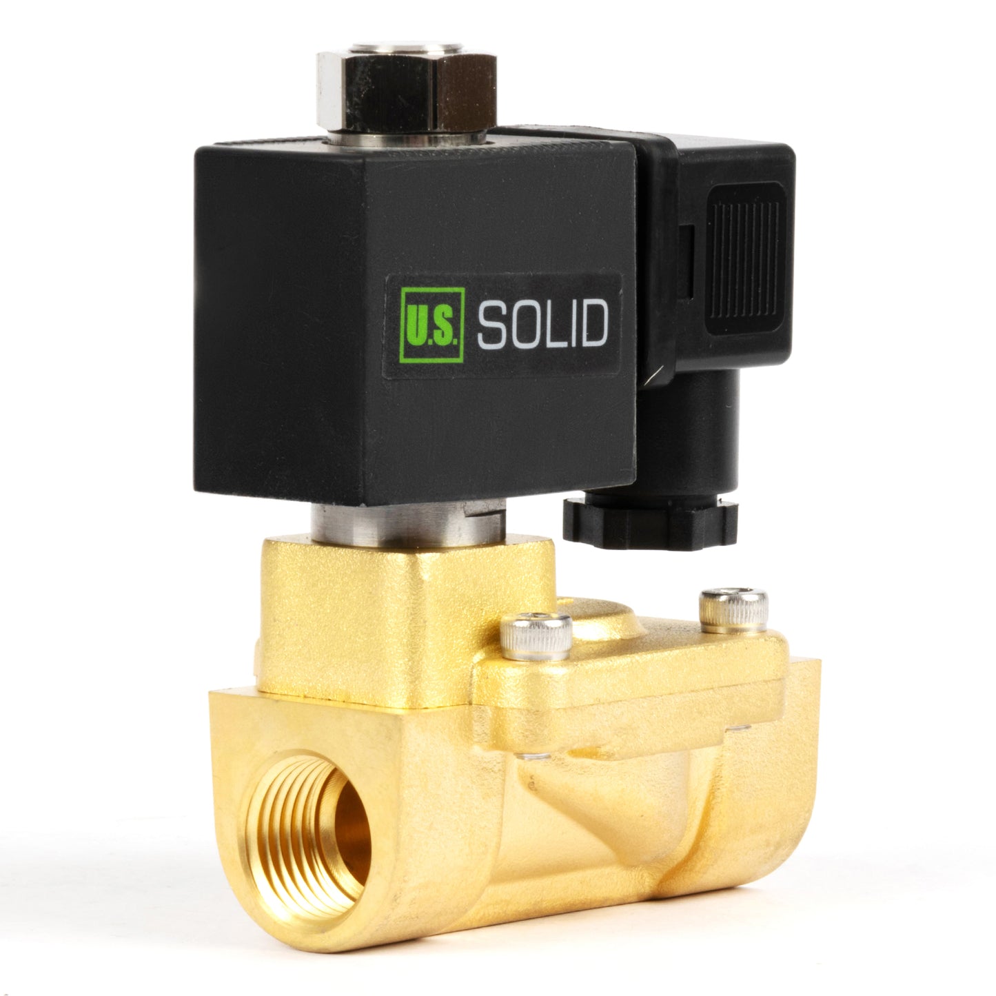 Ηλεκτρομαγνητική βαλβίδα ορείχαλκου 1/2" - 110V AC/220V AC, Κανονικά ανοιχτή, 4.4-232 PSI, Στεγανοποίηση VITON