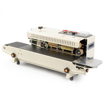 Horizontal Continuous Bag Band Sealer Extra Wide 0.98" Sealing Machine
