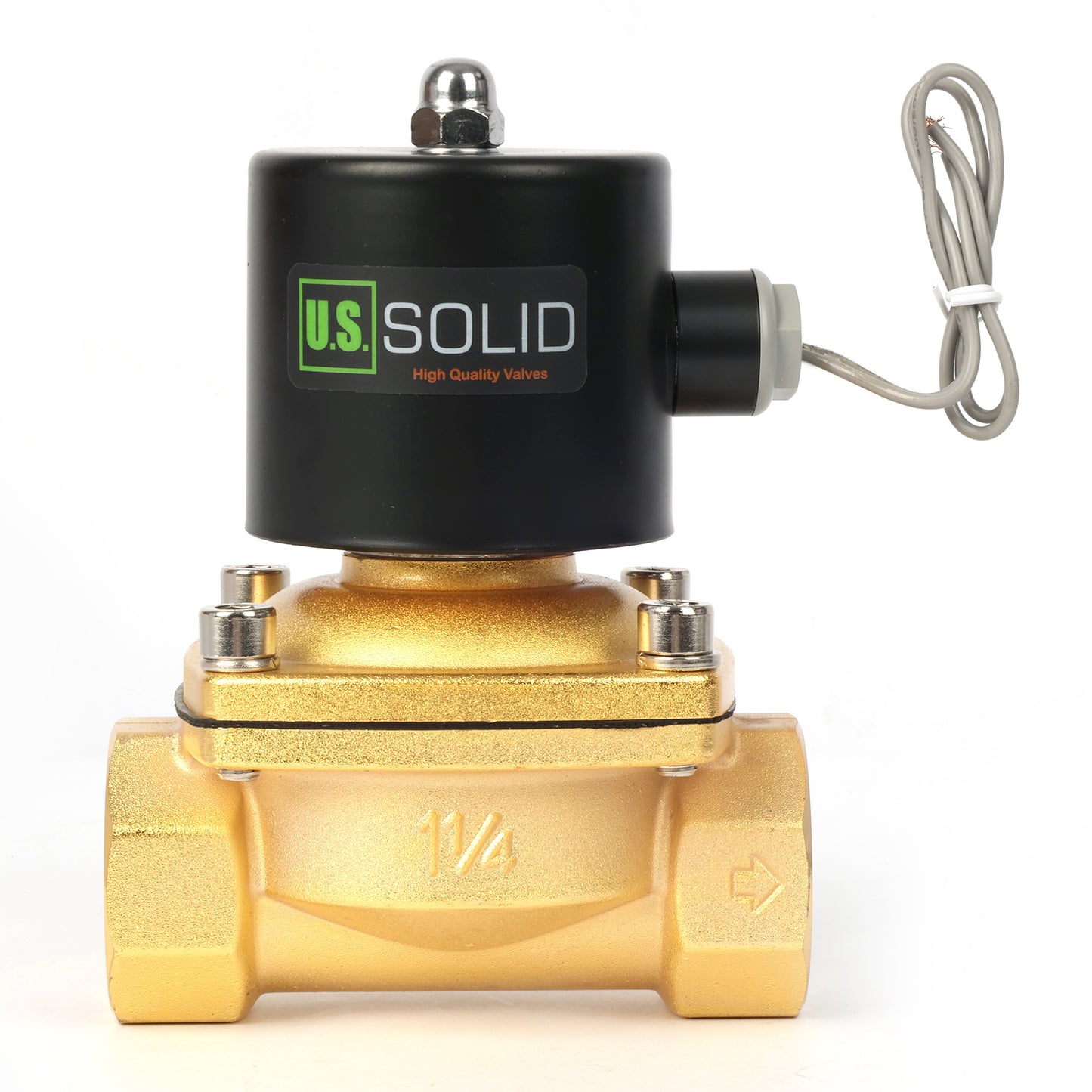 1-1/4" Zinc-Alloy Solenoid Valve - 110V AC , NBR Seal, Normally Closed