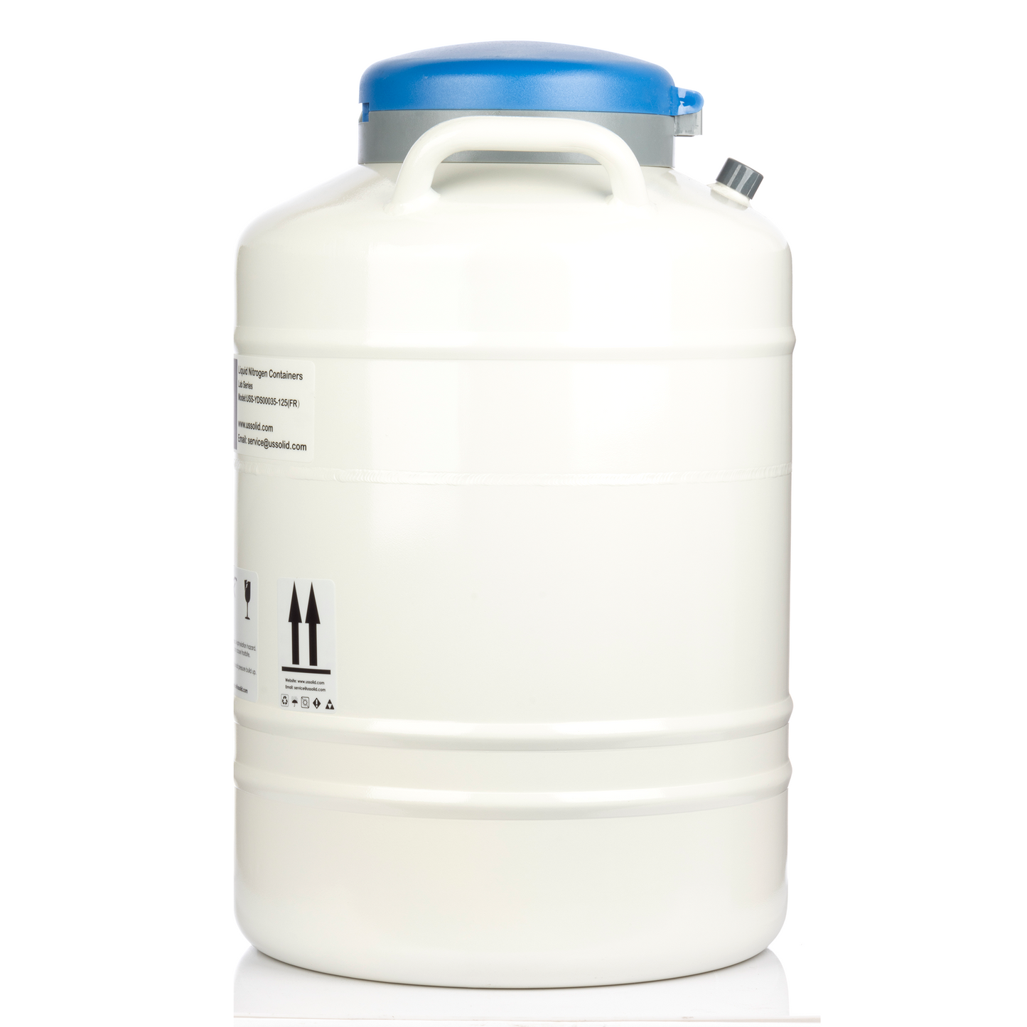 35L Liquid Nitrogen Container - LN2 Tank Containder Dewar 125mm Diameter